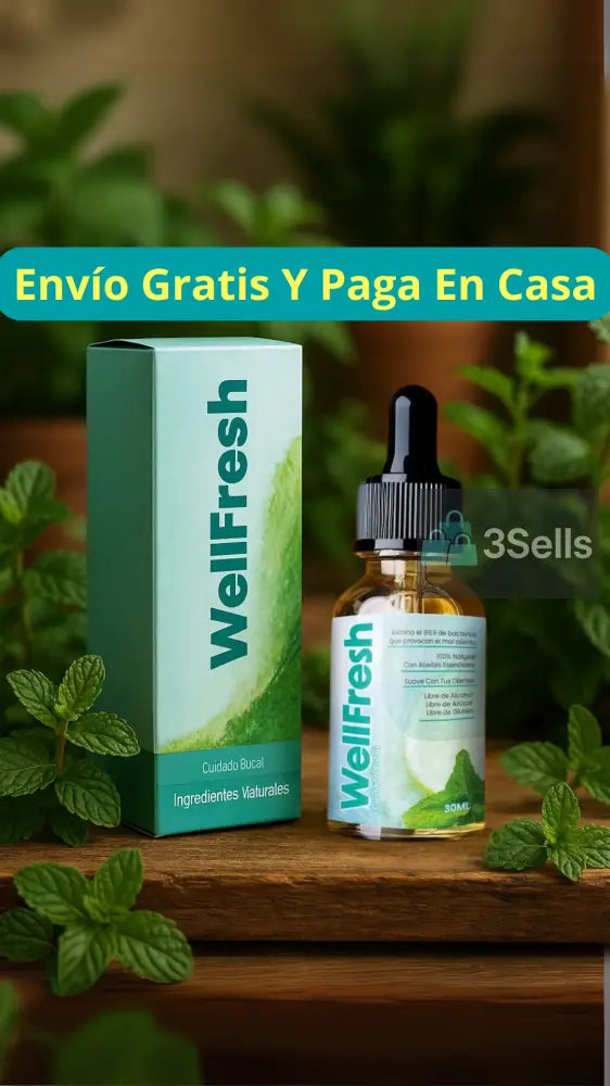WellFresh Elimina el Mal Aliento: Sientéte Seguro y Confiado Salud