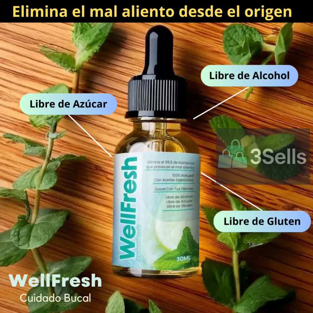 WellFresh Elimina el Mal Aliento: Sientéte Seguro y Confiado Salud